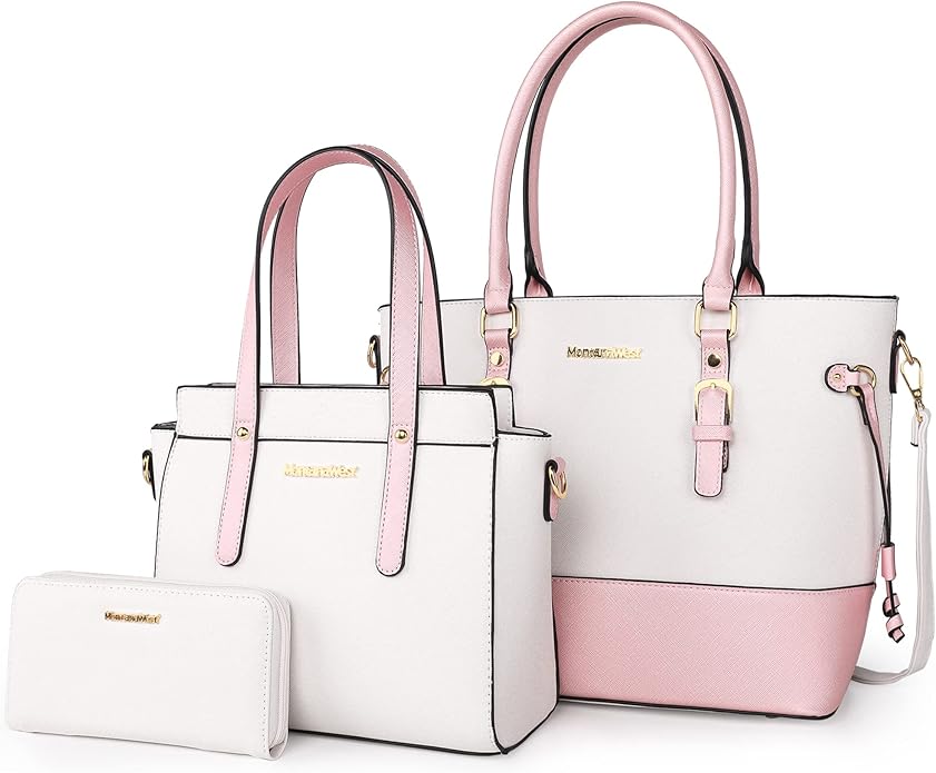 Montana West 3PCS Purses for Women Tote Bag and Wallet Set Shoulder Satchel Handbags